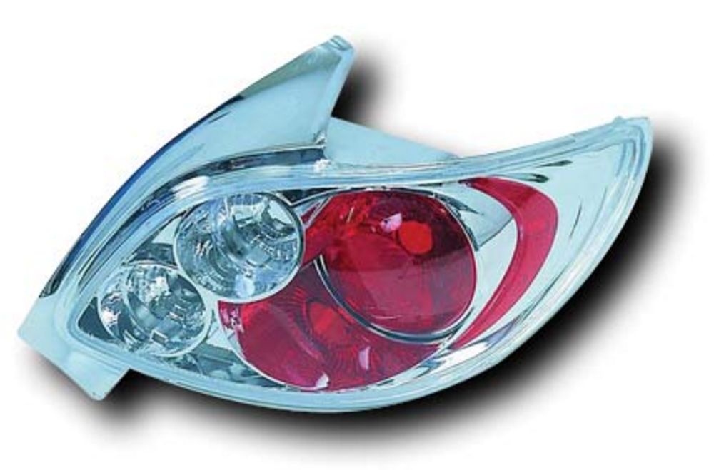 PEUGEOT 206 CC 9805 TAIL LIGHTS CHROME LEXUS STYLE eBay