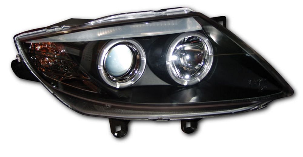 BMW Z4 E85 E86 20032008 BLACK PROJECTORSTYLE ANGEL EYE HEADLIGHTS