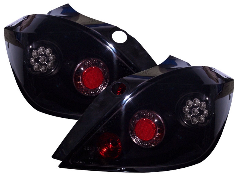 VAUXHALL ASTRA H MK5 5 DOOR REAR TAIL LIGHTS LED BLACK LEXUS STYLE eBay