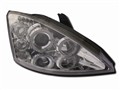 FORD Focus Mk1 (98-01) Projector Head Lights - Chrome Angel Eyes  (RHD Only)