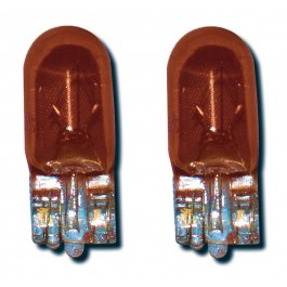 AMBER BULBS (CAPLESS) FOR SIDE REPEATER 12V 5W