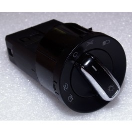 Chrome VW/Seat Headlight Fog Light Switch