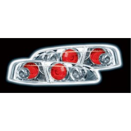 SEAT IBIZA 3 (03-) CHROME LEXUS TAIL LIGHTS