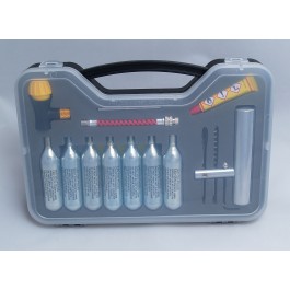 PREMIUM QUALITY COMPREHENSIVE TUBELESS TYRE REPAIR KIT IN CARRY CASE