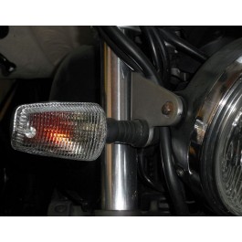 YAMAHA XJ600 XJR1200 XJR1300 CLEAR INDICATOR LENS & BULB KIT (PAIR)