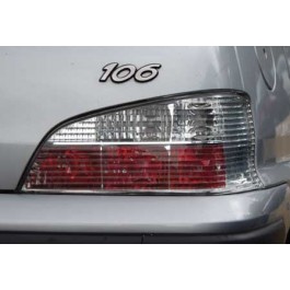 PEUGEOT 106 (96-) TAIL LIGHTS - MR-STYLE CLEAR