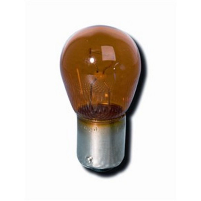 12V 21W AMBER INDICATOR BULB (180 DEGREE PINS) (STRAIGHT PINS)